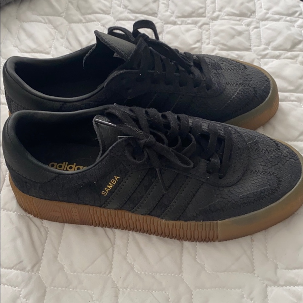 Adidas shoes.